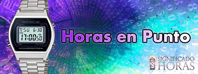 Hora 17:00 - Horas en punto - Significado de las Horas